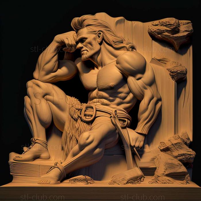 3D model Frank Frazetta (STL)